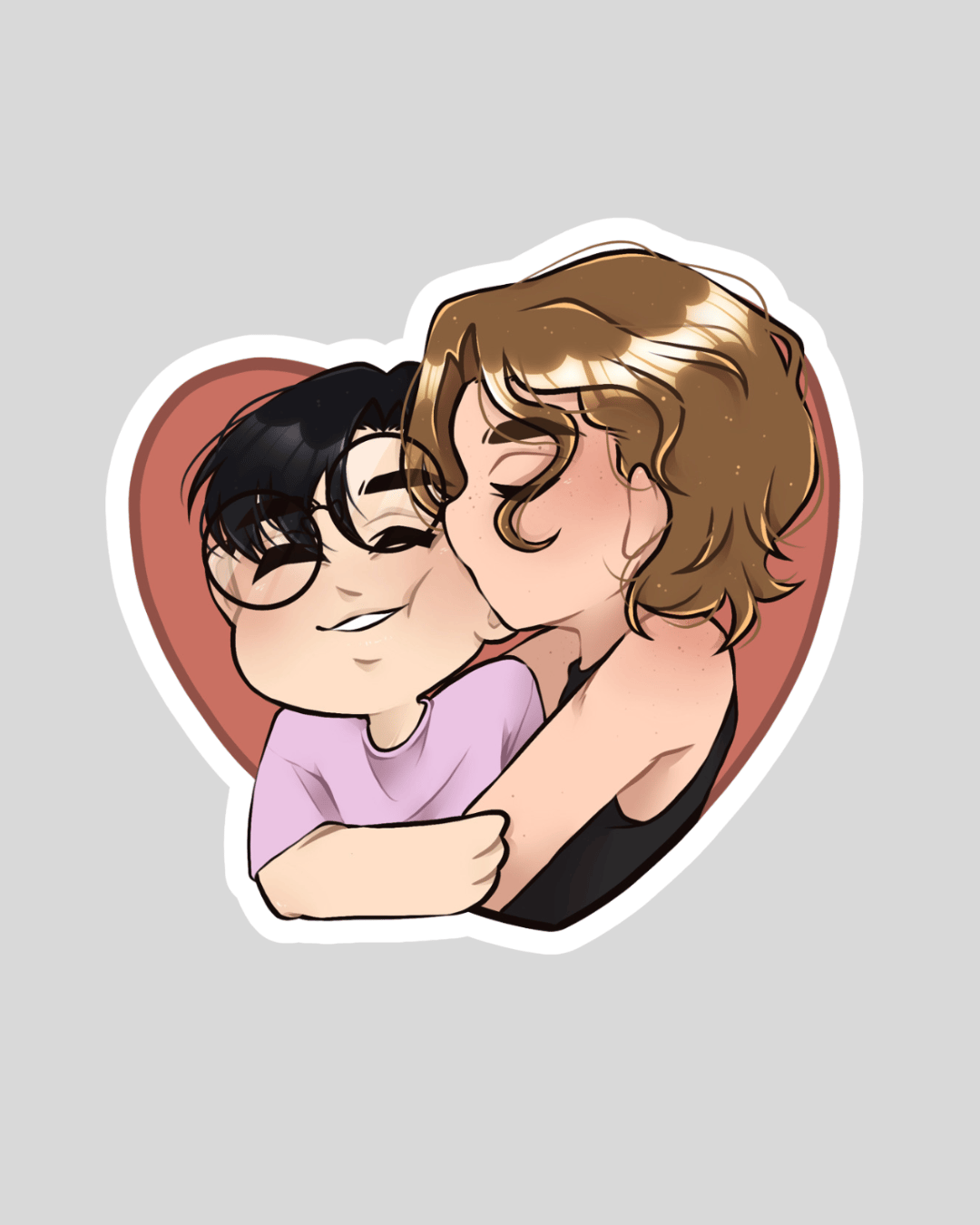 Sticker - Mason and Hunter Heart