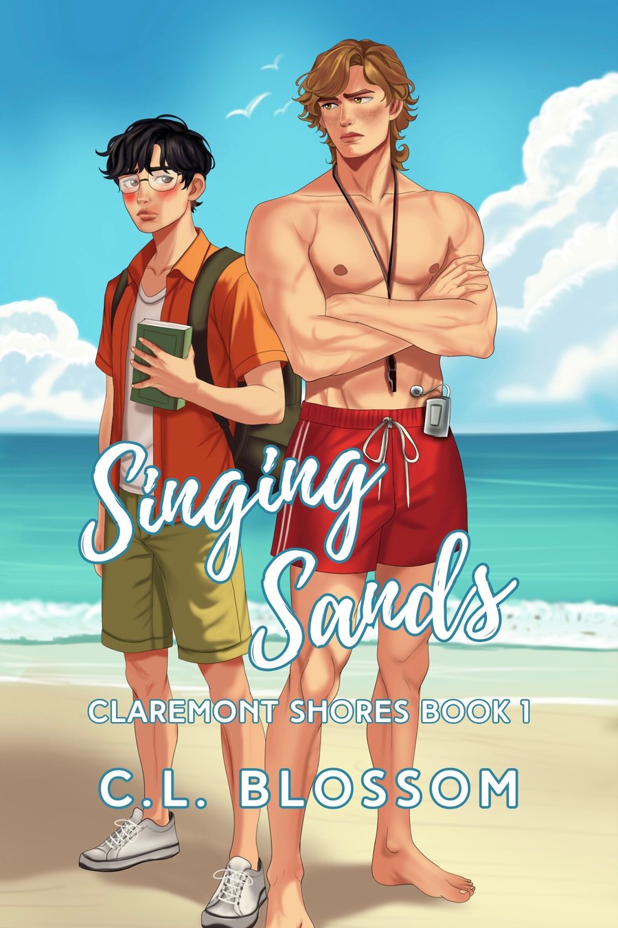 Singing Sands book cover by C.L. Blossom